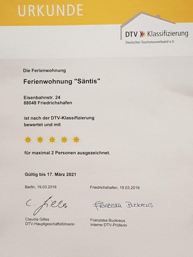 Ferienwohnung Saentis Friedrichshafen Bagian luar foto